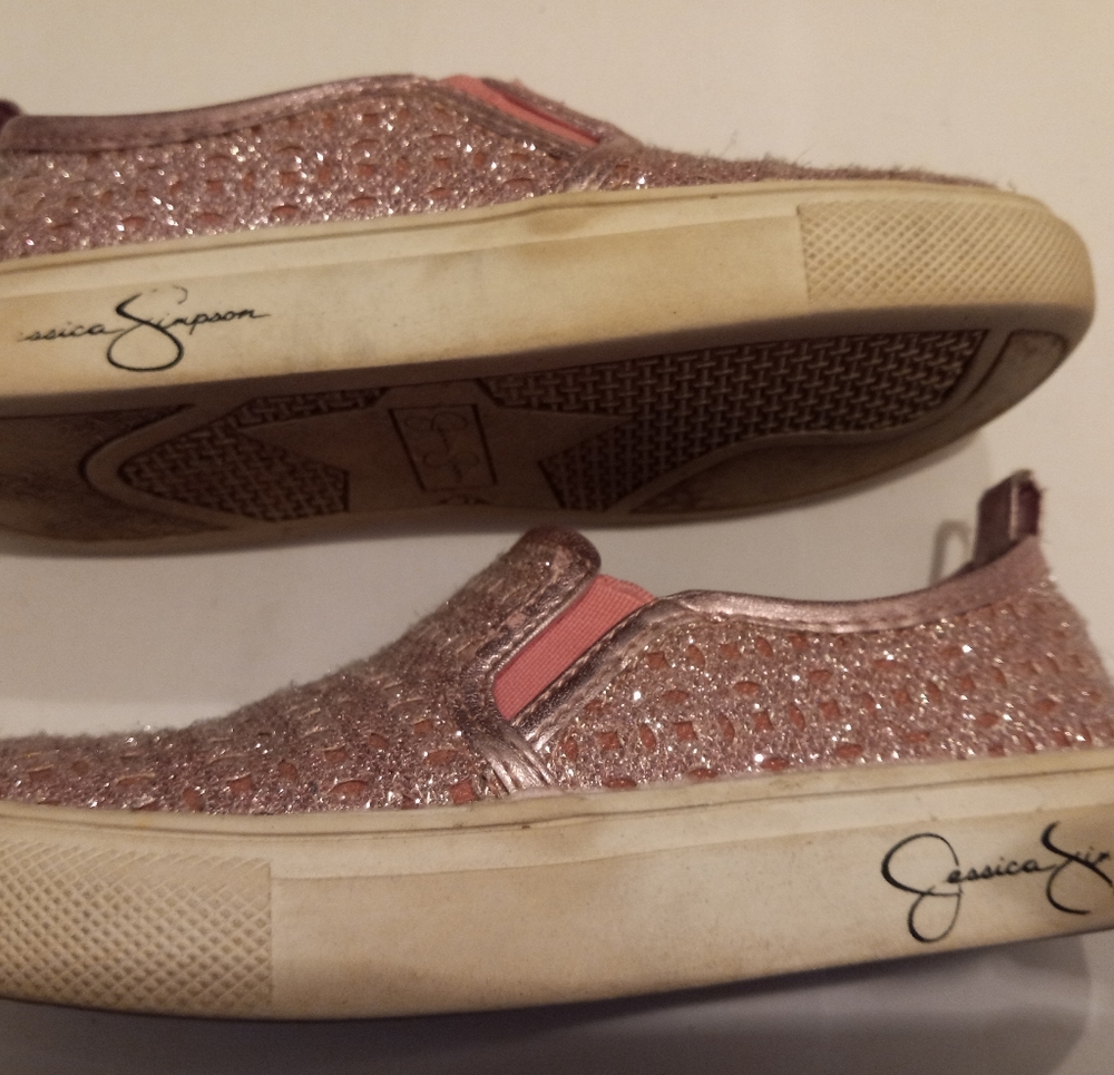 Jessica Simpson Dayna girls slip on sz 11M pink